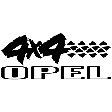 Sticker 4X4 Opel